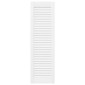 vidaXL Πόρτα ντουλαπιού Louvred Design Λευκό 99x29,5 cm