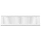 vidaXL Πόρτες ντουλαπιών Louvred Design 2 τεμάχια Λευκό 99x29,5 cm