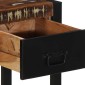vidaXL Τραπέζι κονσόλας Πολύχρωμο 100x35x75 cm Στερεό ξύλο ανακτημένο