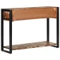 vidaXL Τραπέζι κονσόλας Πολύχρωμο 100x35x75 cm Στερεό ξύλο ανακτημένο