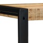 vidaXL Ράφι τοίχου 35x35x100 cm Στερεό ακατέργαστο ξύλο Mango