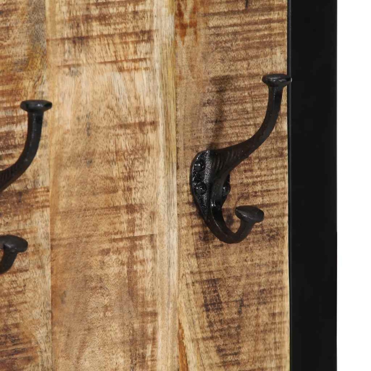 vidaXL Ράφι για παλτά 40x2x80 cm Στερεό ακατέργαστο ξύλο Mango