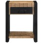 vidaXL Side Table 40x40x50 cm Στερεό ακατέργαστο ξύλο Mango