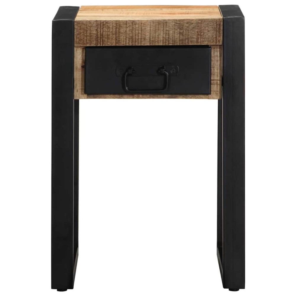 vidaXL Side Table 35x35x50 cm Στερεό ακατέργαστο ξύλο Mango