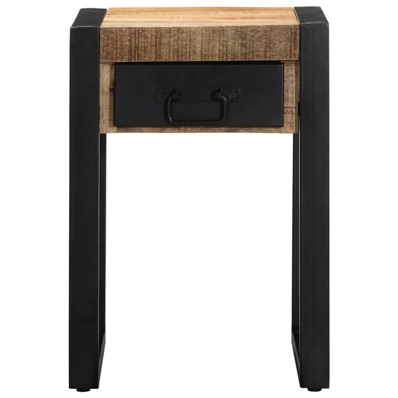 vidaXL Side Table 35x35x50 cm Στερεό ακατέργαστο ξύλο Mango