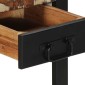 vidaXL Τραπεζάκι Πολύχρωμο 35x35x50 cm Ξύλο μασίφ αναγεννημένο