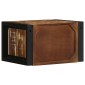 vidaXL Κομοδίνο Πολύχρωμο 40x35x25 cm Στερεό ξύλο αναγεννημένο