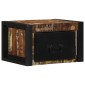 vidaXL Κομοδίνο Πολύχρωμο 40x35x25 cm Στερεό ξύλο αναγεννημένο