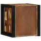 vidaXL Κομοδίνα 2 τεμάχια Πολύχρωμο 40x35x40cm Ξύλο μασίφ αναγεννημένο
