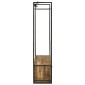 vidaXL Ράφι Ρούχων με ράφι Καφέ 110 x 40 x 179 εκ. Μασίφ ξύλο μάνγκο