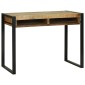 vidaXL Τραπέζι περιποίησης Καφέ 100 x 50 x 75 cm Μασίφ ξύλο μάνγκο