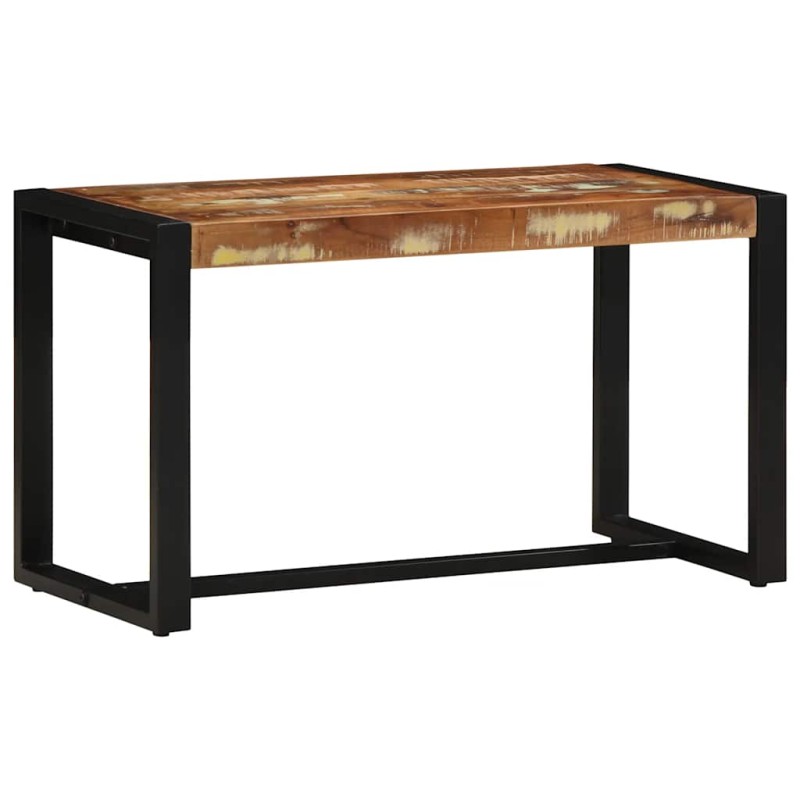 Πάγκος vidaXL Πολύχρωμος 80x35x45 cm Στερεό ξύλο αναγεννημένο