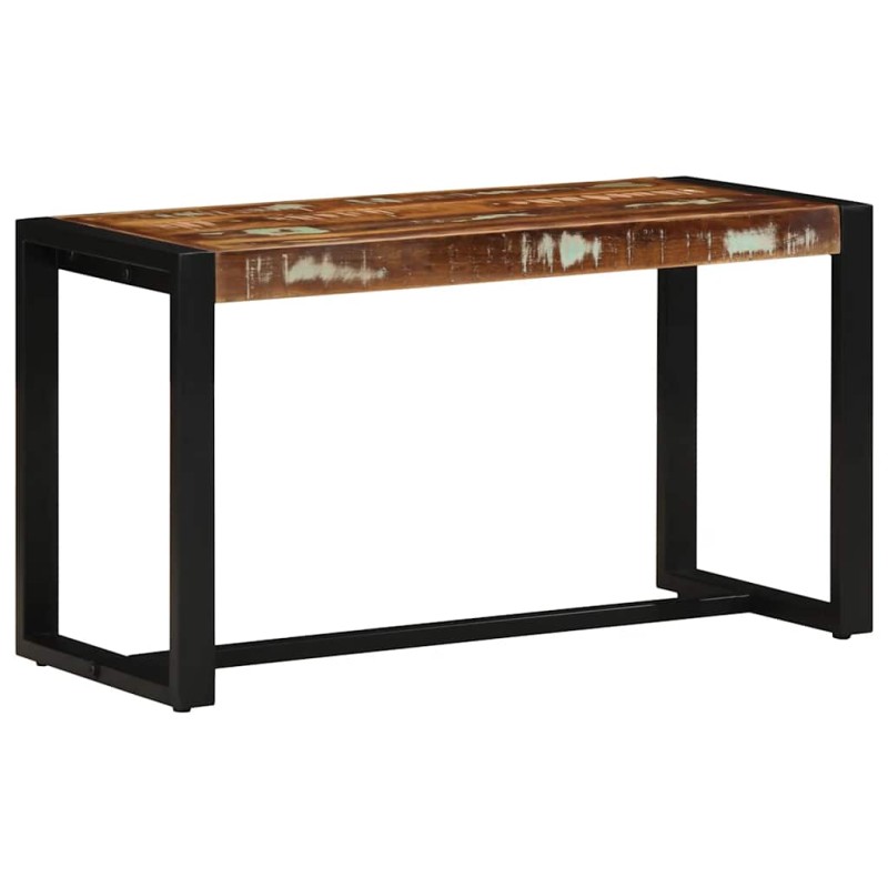 Πάγκος vidaXL Πολύχρωμος 80x35x45 cm Στερεό ξύλο αναγεννημένο