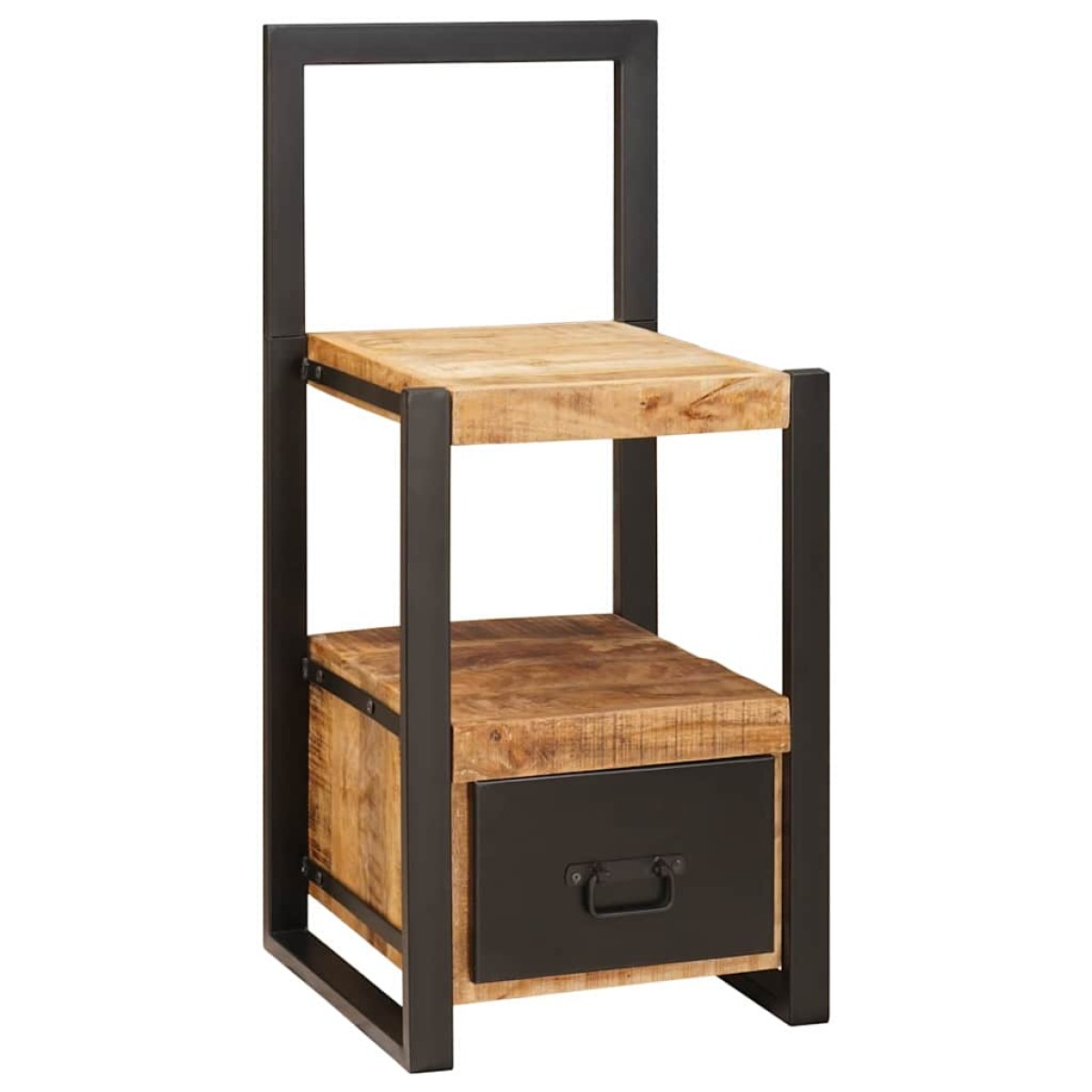 vidaXL Βάση Ρούχων με συρτάρι Καφέ 40 x 40 x 90 cm Στερεό ξύλο μάνγκο