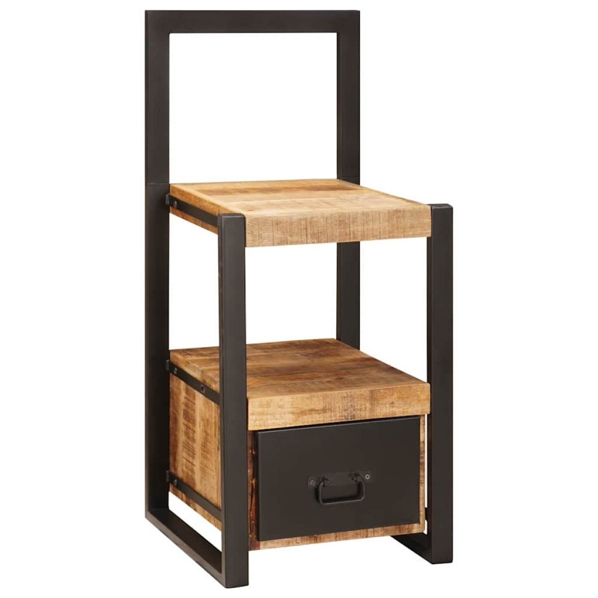 vidaXL Βάση Ρούχων με συρτάρι Καφέ 40 x 40 x 90 cm Στερεό ξύλο μάνγκο
