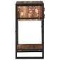 vidaXL End Table Πολύχρωμο 40 x 40 x 80 cm Στερεό Ανακτηθέν Ξύλο