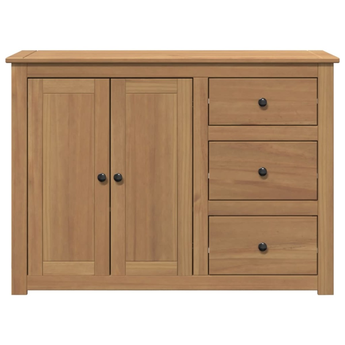 vidaXL Μπουφές με Συρτάρια PANAMA 112x40x80 εκ. από Μασίφ Ξύλο Πεύκου