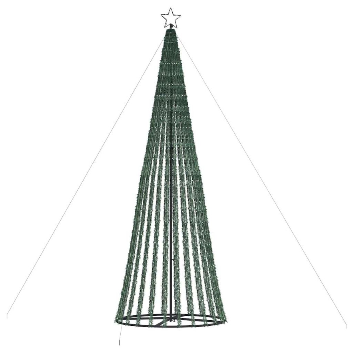 vidaXL Χριστουγεννιάτικο δέντρο LED 1028 LED Cold White 403 cm