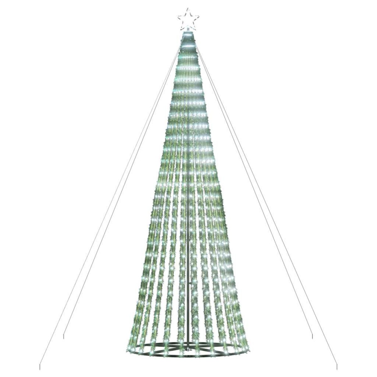 vidaXL Χριστουγεννιάτικο δέντρο LED 1028 LED Cold White 403 cm