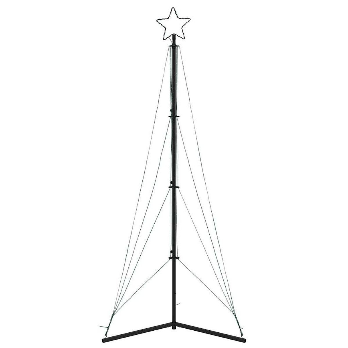 vidaXL Χριστουγεννιάτικο δέντρο LED 483 LED Cold White 240 cm