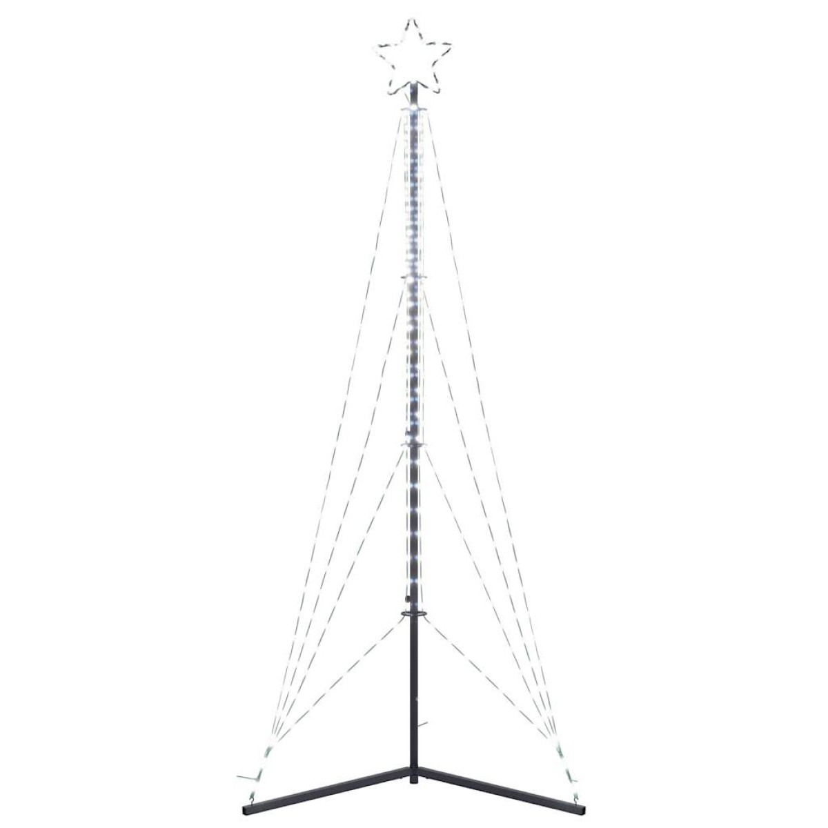 vidaXL Χριστουγεννιάτικο δέντρο LED 483 LED Cold White 240 cm