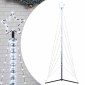 vidaXL Χριστουγεννιάτικο δέντρο LED 525 LED Ψυχρό Λευκό 302 εκ.