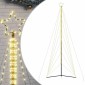 vidaXL Χριστουγεννιάτικο δέντρο LED 861 LED Θερμό Λευκό 478 εκ.