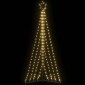 vidaXL Χριστουγεννιάτικο δέντρο LED 339 LED Ζεστό Λευκό 187 εκ.