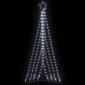 vidaXL Χριστουγεννιάτικο δέντρο LED 339 LED Ψυχρό Λευκό 187 εκ.
