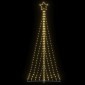 vidaXL Χριστουγεννιάτικο δέντρο LED 447 LED Ζεστό λευκό 250 εκ.
