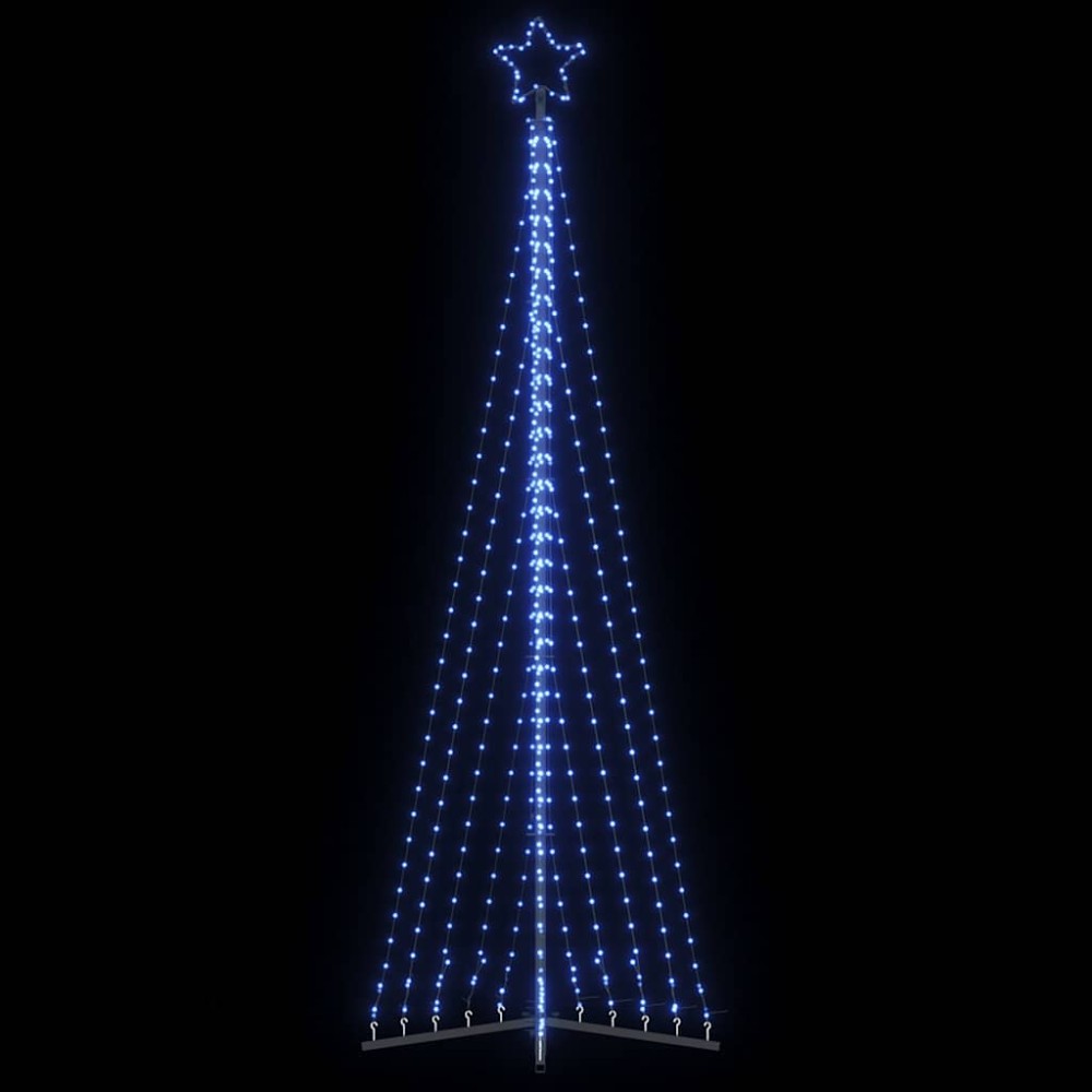 vidaXL Χριστουγεννιάτικο δέντρο LED 495 LED μπλε 300,5 εκ.