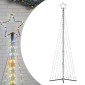 vidaXL Χριστουγεννιάτικο δέντρο LED 495 LED πολύχρωμα 300,5 εκ.