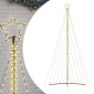 vidaXL Χριστουγεννιάτικο δέντρο LED 570 LEDs Ζεστό Λευκό 399 εκ.