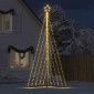 vidaXL Χριστουγεννιάτικο δέντρο LED 570 LEDs Ζεστό Λευκό 399 εκ.