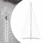 vidaXL Χριστουγεννιάτικο δέντρο LED 570 LED Ψυχρό Λευκό 399 εκ.
