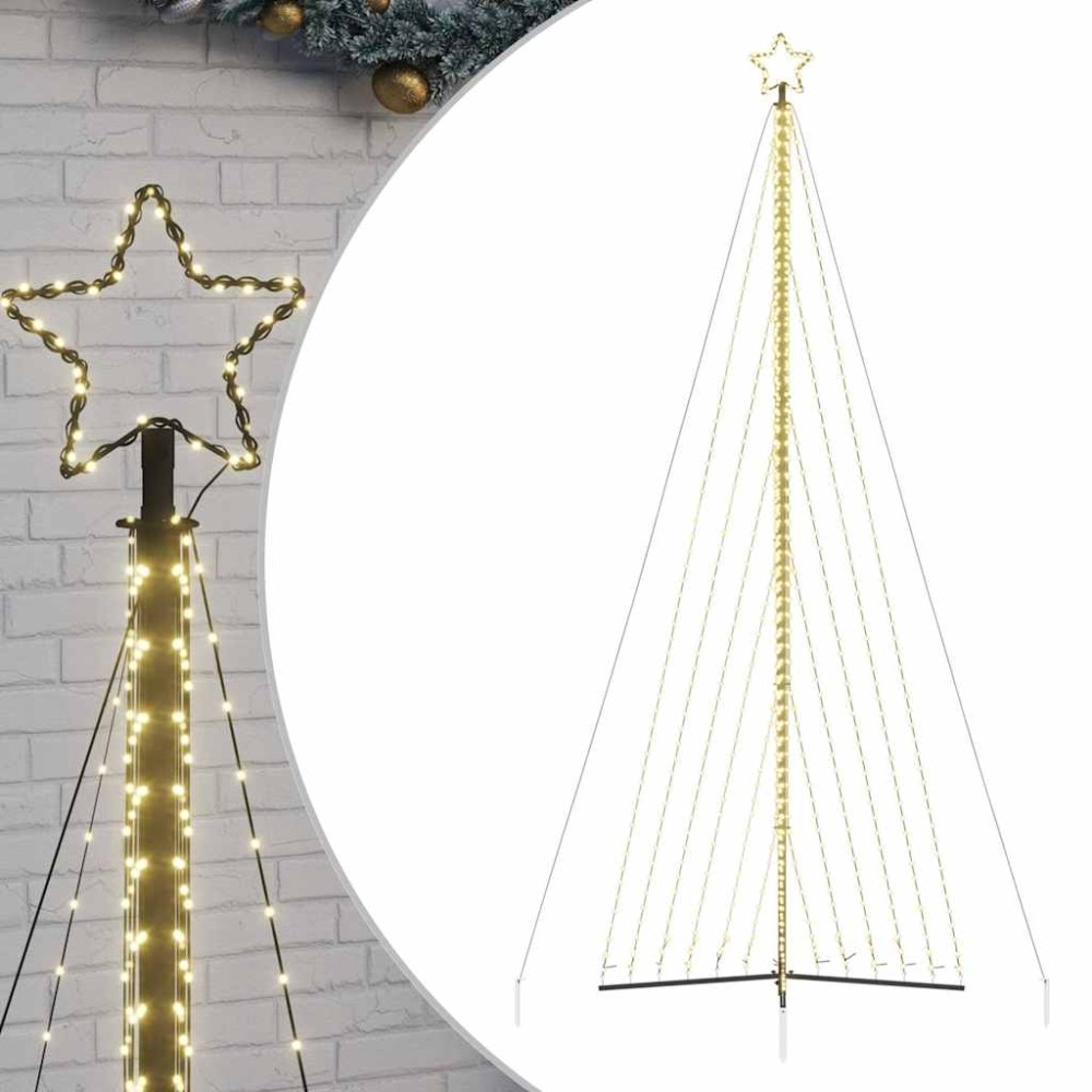 vidaXL Χριστουγεννιάτικο δέντρο LED 789 LED Ζεστό Λευκό 476 εκ.