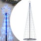 vidaXL Χριστουγεννιάτικο δέντρο LED 550 LED μπλε 300 εκ.
