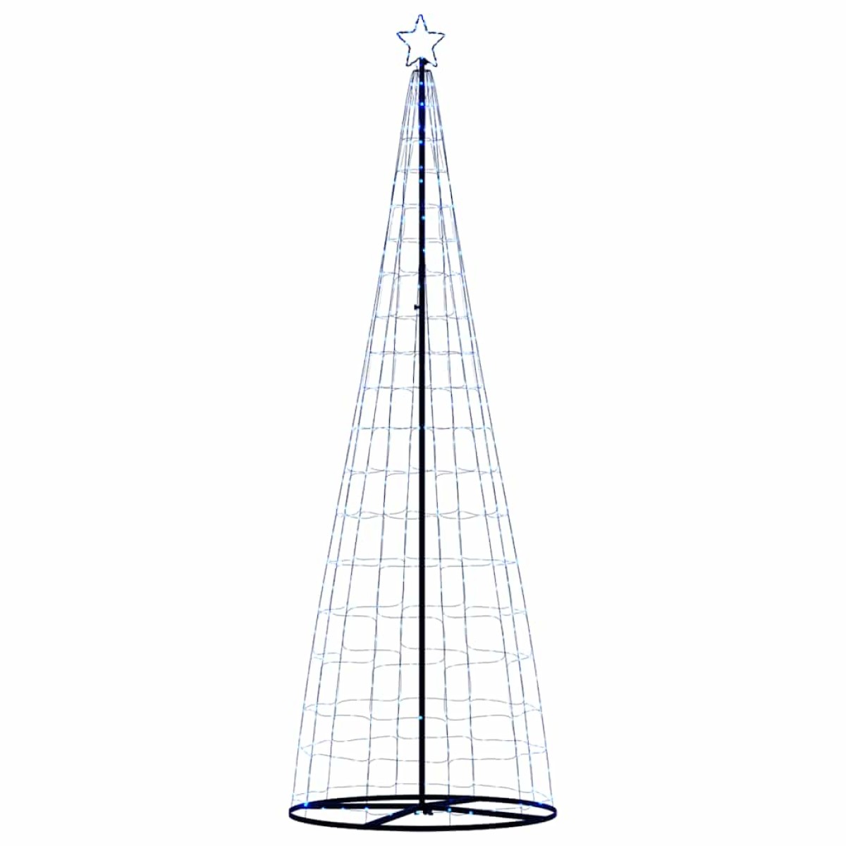vidaXL Χριστουγεννιάτικο δέντρο LED 550 LED μπλε 300 εκ.
