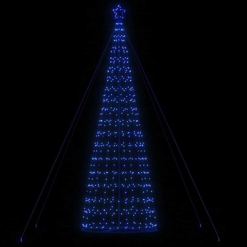 vidaXL Χριστουγεννιάτικο δέντρο LED 1534 LED μπλε 500 εκ.