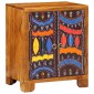 vidaXL Sideboard Πολύχρωμο 50x35x60 μασίφ ξύλο ακακίας