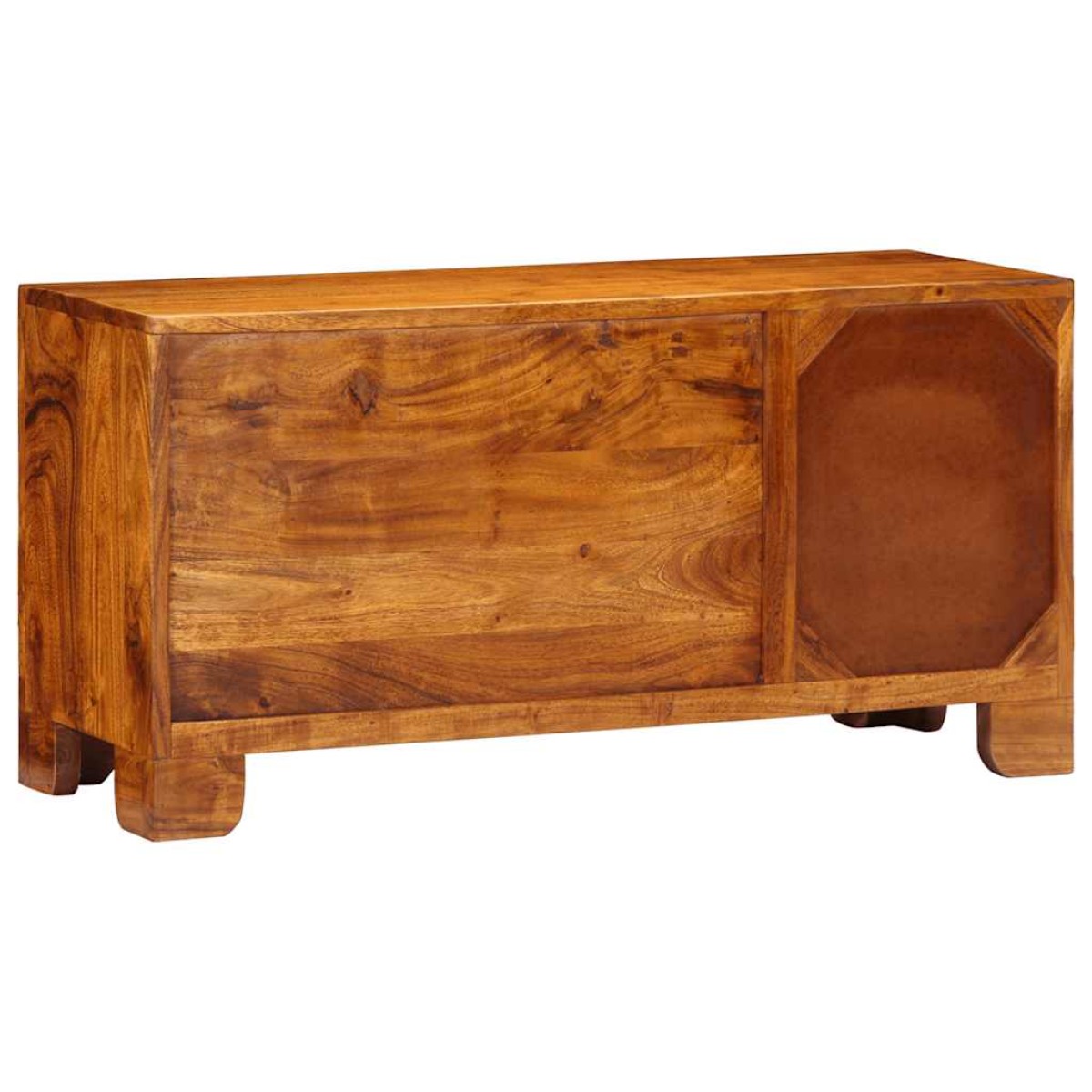 vidaXL Ντουλάπι τηλεόρασης πολύχρωμο 90x30x45 μασίφ ξύλο ακακίας