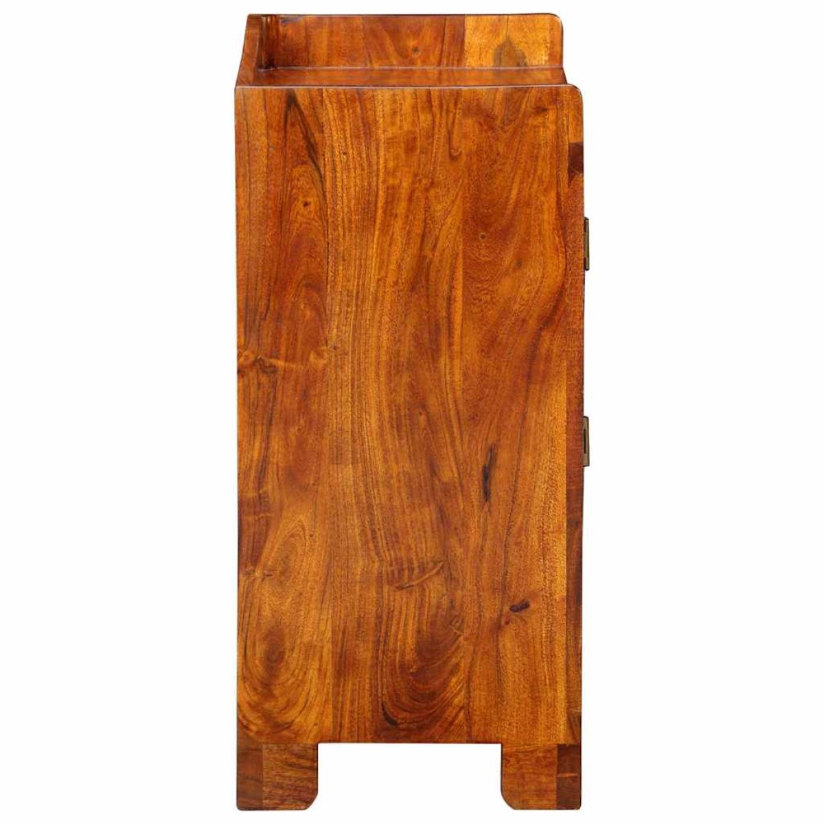 vidaXL Ντουλάπα Παπουτσιών Καφέ 55 x 35 x 75 εκ Στερεό Ξύλο Ακακίας