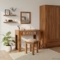 vidaXL Τραπέζι περιποίησης Καφέ 90 x 45 x 75 cm Στερεό Ξύλο Ακακίας