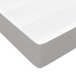 vidaXL Στρώμα με Pocket Springs για Παιδιά Μεσαίας Σκληρότητας Αν Γκρι 80x160εκ Υφασμάτινο