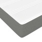 vidaXL Στρώμα με Pocket Springs για Παιδιά Μεσαίας Σκληρότητας Σκ Γκρι 80x160εκ Υφασμάτινο