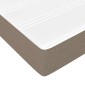 vidaXL Στρώμα με Pocket Springs για Παιδιά Μεσαίας Σκληρότητας Taupe 80x160εκ Υφασμάτινο