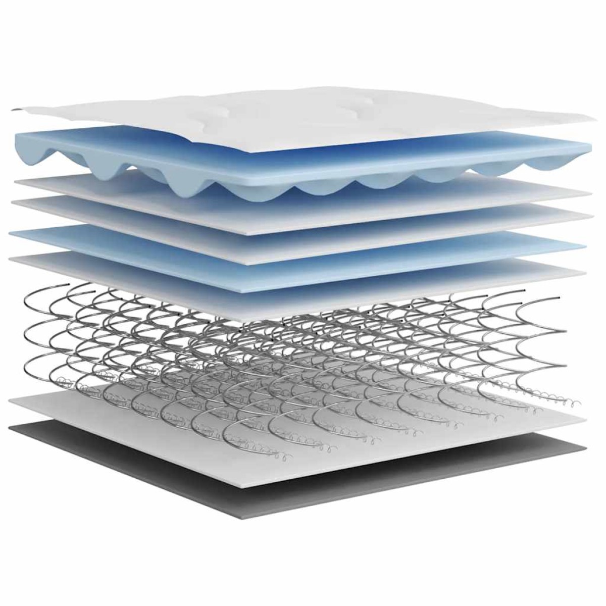 vidaXL Στρώμα με Bonnell Springs για Παιδιά Μεσαία Σκληρότητα 80x160εκ