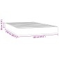 vidaXL Στρώμα με Pocket Springs Μεσαίας Σκληρότητας Ροζ 120x210x20 εκ. Βελούδινο