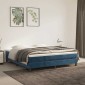 vidaXL Στρώμα με Pocket Springs Μεσαίας Σκληρότητας Σκούρο Μπλε 160x210x20 εκ. Βελούδινο