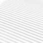 vidaXL Στρώμα Αφρού Σκληρότητα H2 H3 Λευκό 100 x 210 εκ.